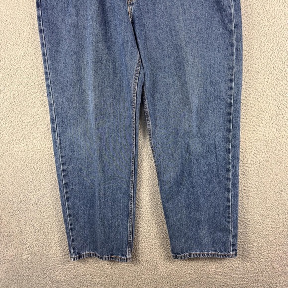 Levis 550 Jeans Mens 40 Blue Relaxed Fit Tapered‎ Leg Mid Wash Denim 38x30 - Picture 3 of 16